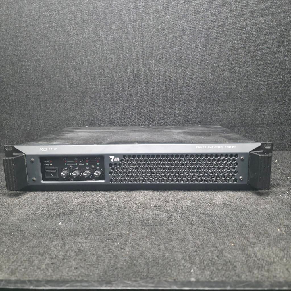 SEVEN SOUND   versterker   4 kanaals   4 x 350 watt, Overige merken, Gebruikt, Subwoofer, Ophalen of Verzenden