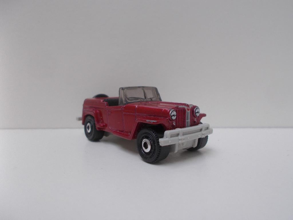 4098 '48 Willys Jeepster Matchbox, Ophalen of Verzenden, Gebruikt, Auto