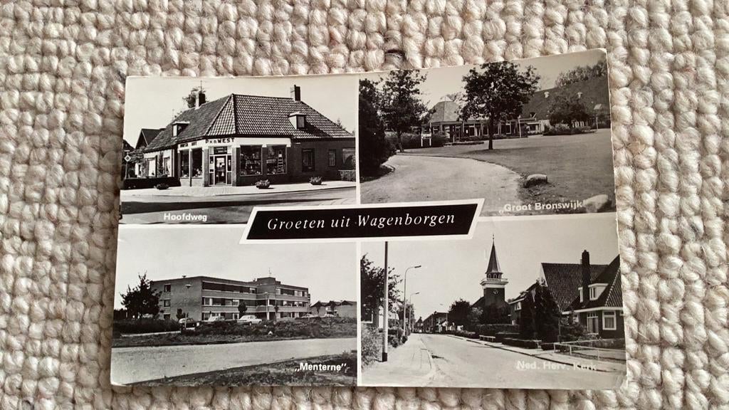Ansichtkaart Wagenborgen. 941, Ophalen of Verzenden, 1940 tot 1960, Ongelopen, Groningen