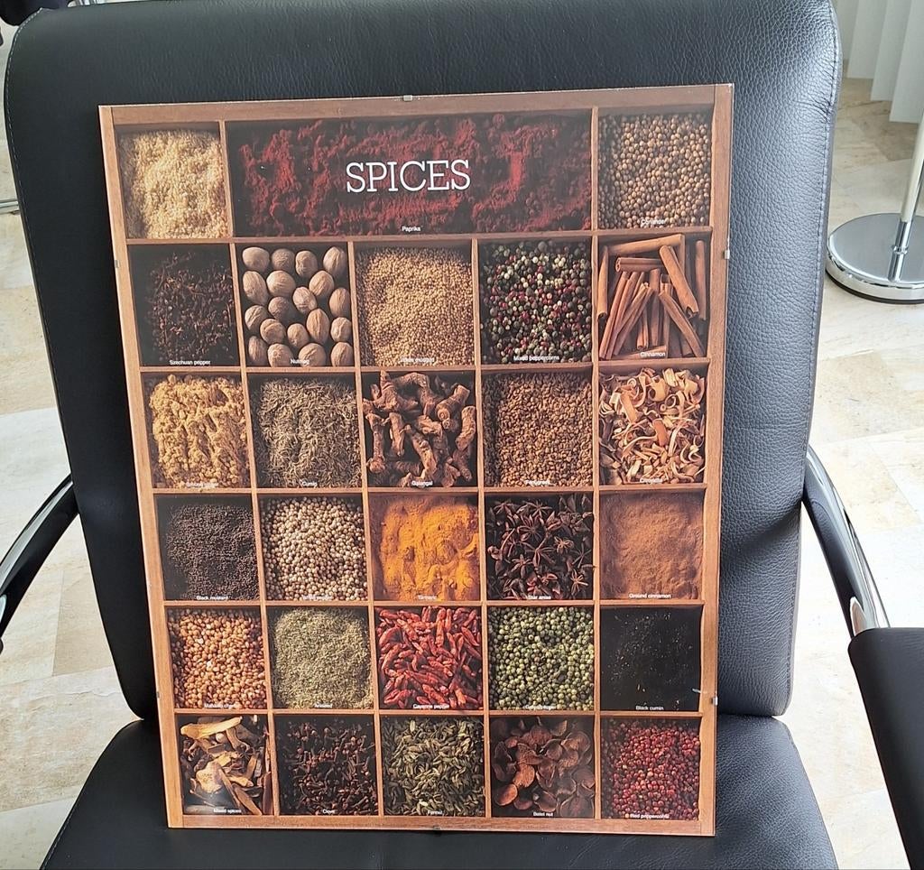 Kruidenposter in matglas ., Ophalen