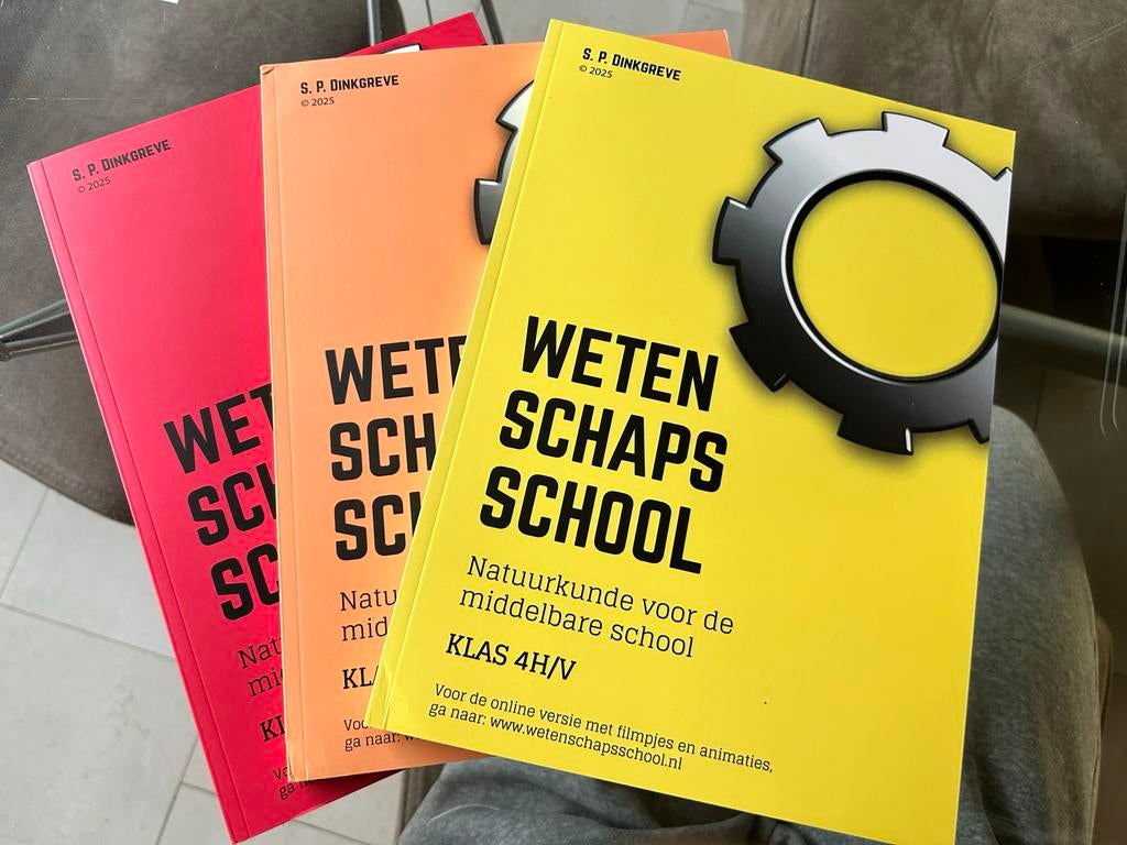 Wetenschapsschool Natuurkunde bundel + stikkers, Boeken, Ophalen of Verzenden, Zo goed als nieuw, HAVO, Natuurkunde