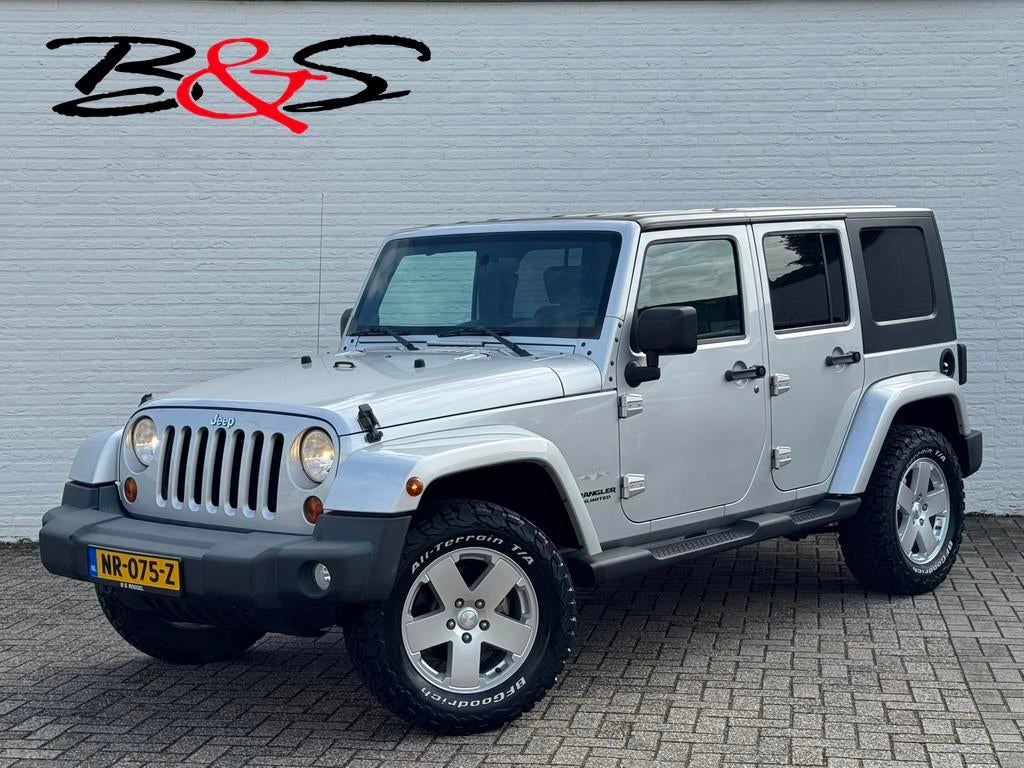 Jeep Wrangler Unlimited 3.8 Sahara Cabrio Automaat 4 Deurs A, Auto's, Jeep, 3778 cc, Euro 5, Stof, Gebruikt