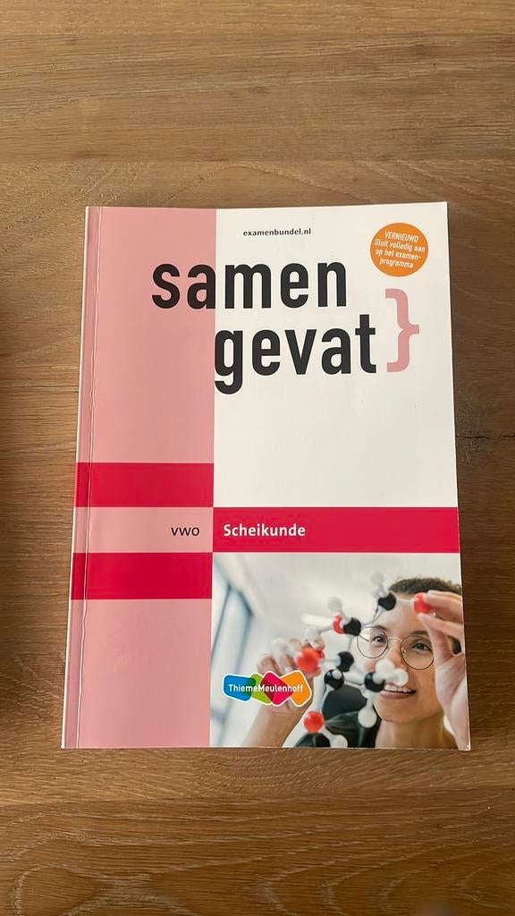 Samengevat scheikunde vwo 2025, Ophalen of Verzenden, Zo goed als nieuw, VWO, Scheikunde