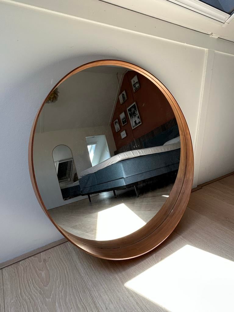 IKEA Stockholm spiegel - Rond, 80 cm diameter, Huis en Inrichting, Ophalen, Rond, Zo goed als nieuw, 75 tot 100 cm