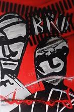 Groot canvas in Herman Broodstijl, Ophalen of Verzenden