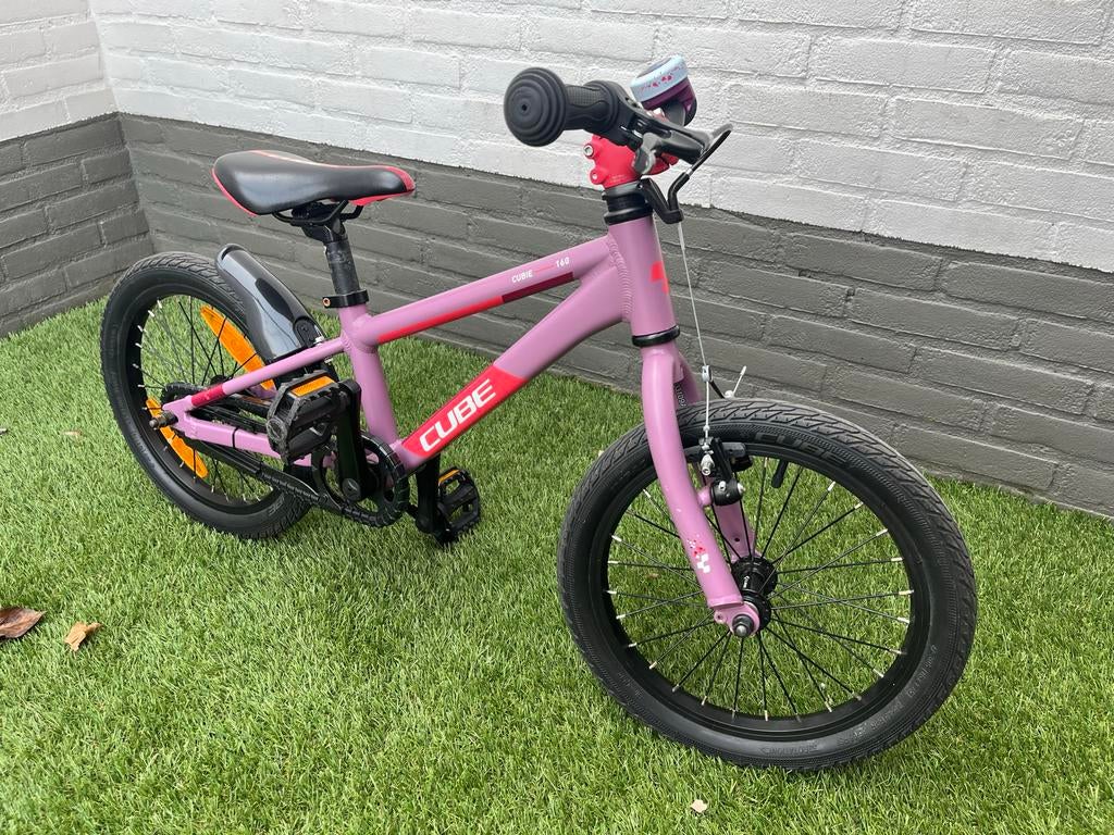 Cube 160 kinderfiets, zo goed als nieuw, Ophalen, Zo goed als nieuw, 16 tot 20 inch