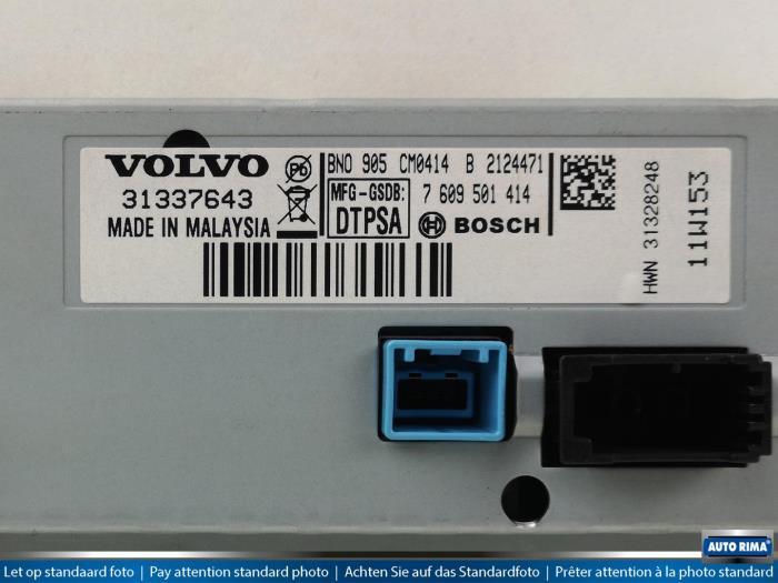 Display Multi Media regelunit van een Volvo V60, Auto-onderdelen, Gebruikt, -, -, Ophalen of Verzenden