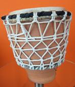 Unieke Keramische Djembe van Kees Hoogendam met Geitenvel, Ophalen of Verzenden, Gebruikt, Trommel