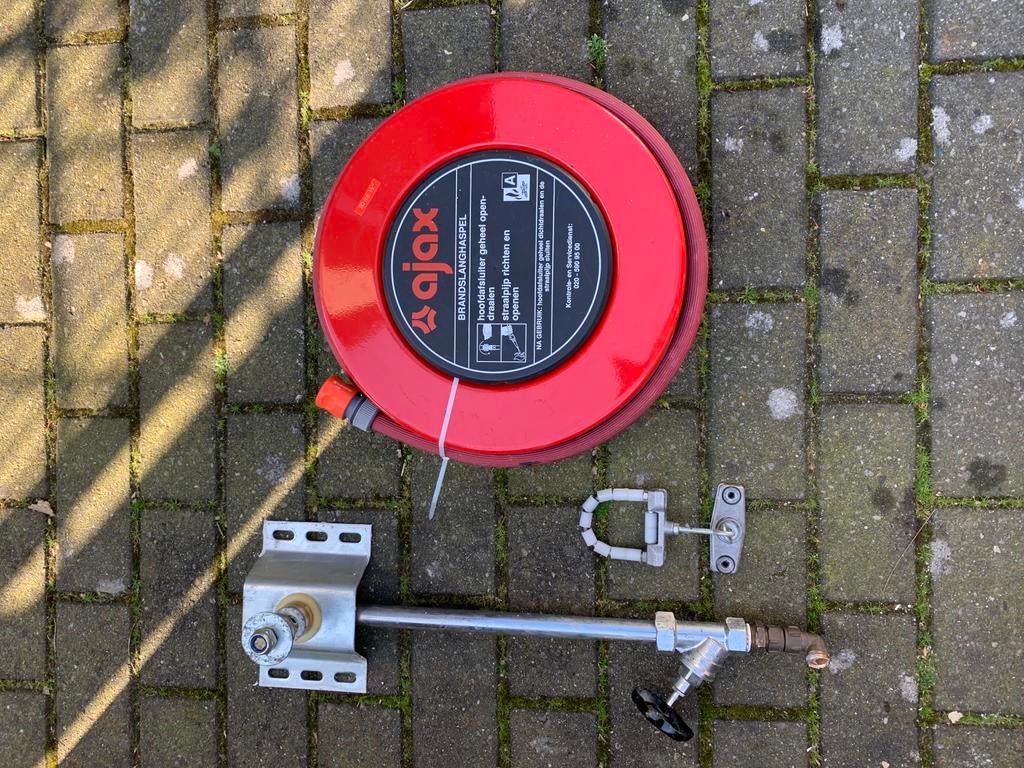 Ajax mini brandslanghaspel 20 meter, Ophalen, Zo goed als nieuw