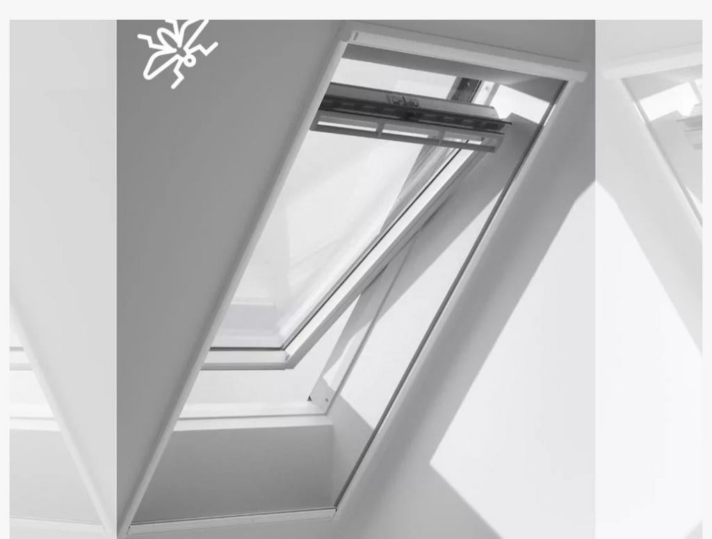 Nieuwe Velux ZIL Insectenrolgordijn SK10 000SWL, Doe-het-zelf en Verbouw, Deuren en Horren, 100 tot 120 cm, Kunststof, 215 cm of meer