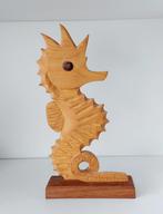 Vintage houtsnijwerk zeepaard, Ophalen of Verzenden