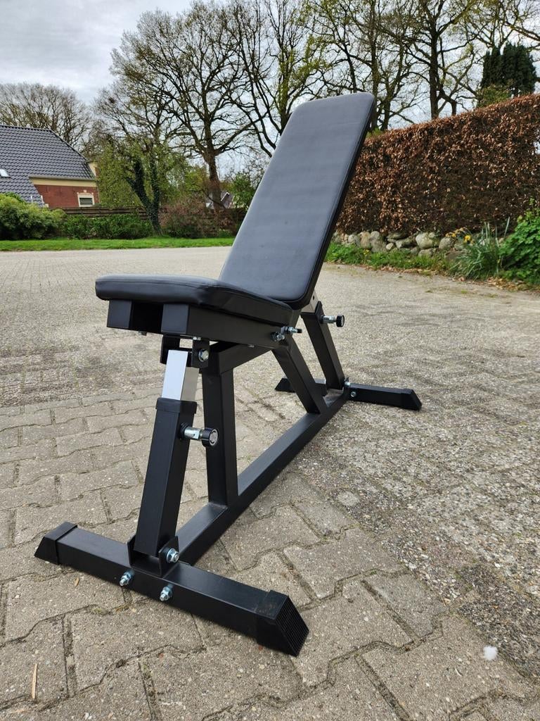 Volledig verstelbare halterbank, Sport en Fitness, Fitnessmaterialen, Ophalen, Zo goed als nieuw, Fitnessbank