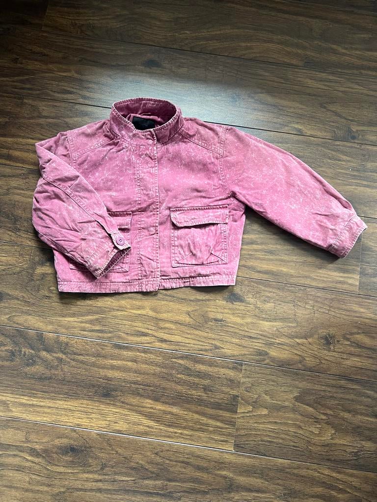 Zara zomerjas meisje maat 131 roze, Ophalen of Verzenden, Gebruikt, Meisje, Jas