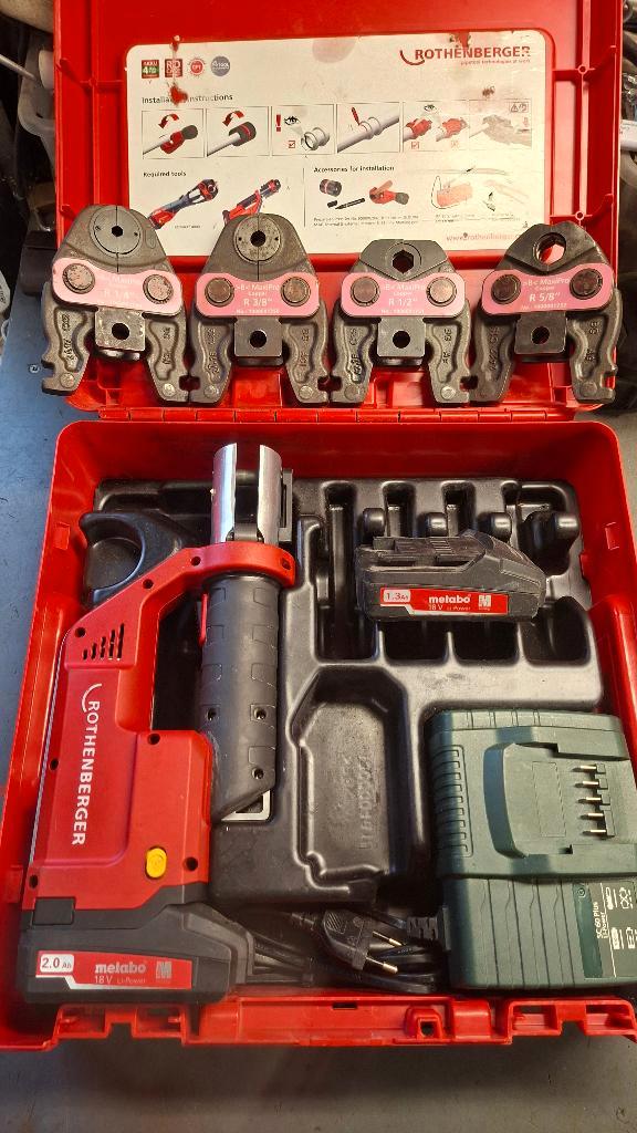 Rothenberger Compact TT Accu perstang voor Airco leidingen, Auto diversen, Autogereedschap, Zo goed als nieuw, Ophalen of Verzenden