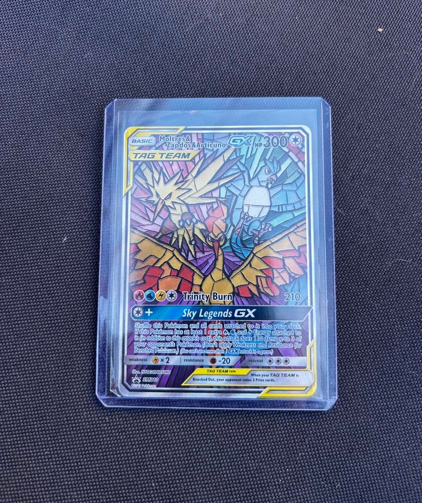 Moltres & Zapdos & Articuno GX Tagteam | Mega Zygarde EX, Ophalen of Verzenden, Zo goed als nieuw, Meerdere kaarten, Foil
