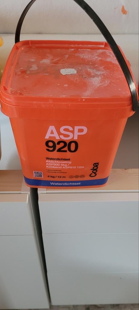 Coba asp 920 waterdichtset 4kg, Ophalen, Wandtegels, Minder dan 20 cm, Minder dan 5 m²