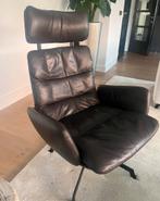 Fauteuil leder KFF Arva lounge, Ophalen of Verzenden, Zo goed als nieuw, Leer, 50 tot 75 cm