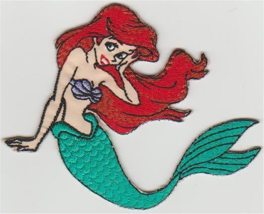 Zeemeermin stoffen opstrijk patch embleem, Ophalen of Verzenden, Nieuw, Shirt