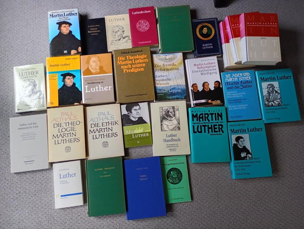 Bijzondere Luther boeken collectie, duits, Ophalen of Verzenden, Gelezen