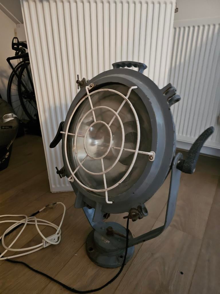 Grote vintage scheepslamp, Antiek en Kunst, Antiek | Lampen, Ophalen