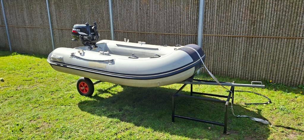 Talamex 250 rubberboot met 4 pk 4 takt suzuki., Ophalen of Verzenden, Benzine, Minder dan 70 pk, Overige merken
