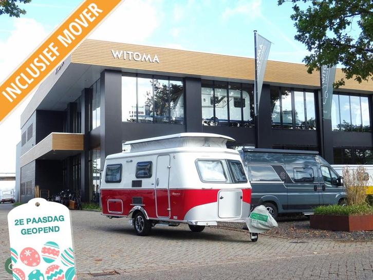 Eriba Touring 542 Dit voorjaar op vakantie, Caravans en Kamperen, Caravans, Bedrijf, tot en met 3, Standaardzit, Eriba, 2 aparte bedden