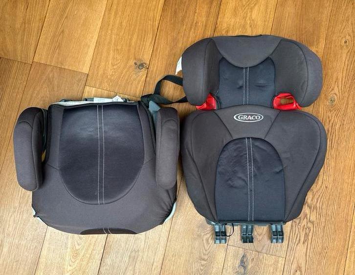 Graco Booster Zitverhoger met afneembare rugleuning, Kinderen en Baby's, Autostoeltjes, Gebruikt, Graco, 15 t/m 36 kg, Autogordel