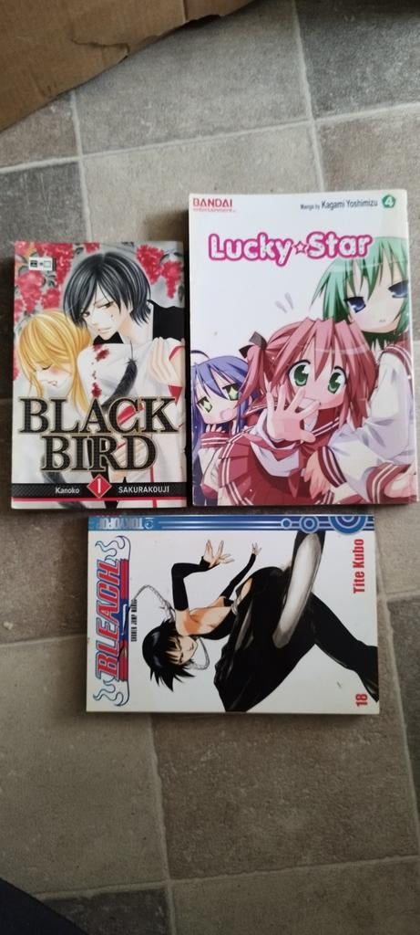 Manga set: Black Bird, Lucky Star, Bleach, Boeken, Strips | Comics, Gelezen, Kanoko Sakurakouji, Kagami Yoshimizu, Tite Kubo, Ophalen of Verzenden