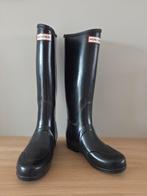 Hunter regenlaarzen maat 35/36 - Gedragen staat, Kleding | Dames, Schoenen, Zwart, Ophalen of Verzenden, Gedragen, Regenlaarzen