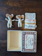 Maileg baby tweeling muis, Ophalen of Verzenden, Zo goed als nieuw, Poppenhuis