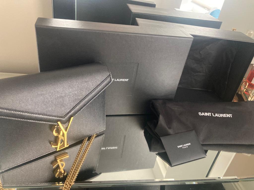 YSL cassandra bag, Ophalen of Verzenden, Zo goed als nieuw, Zwart