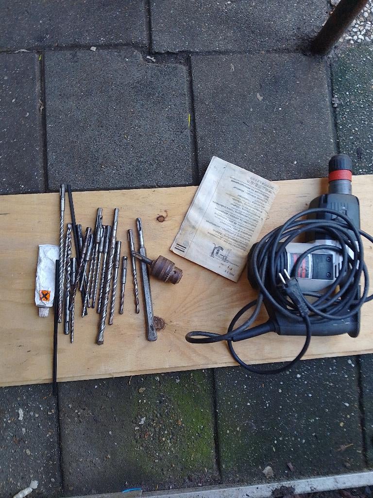 boormachine/ hakhamer, Ophalen, Boormachine