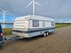 Fendt diamant 590    Inclusief voortent., Caravans en Kamperen, Queensbed, Rondzit, 7 tot 8 meter, Particulier