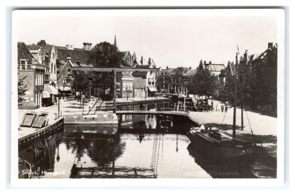 Sneek, Hoogend, Verzenden, 1940 tot 1960, Ongelopen, Friesland