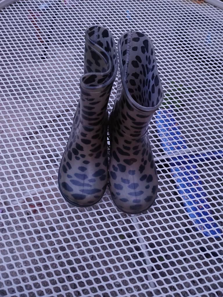 Hema regenlaarzen met luipaardprint - Maat 24, Ophalen, Gebruikt, Jongen of Meisje, Laarzen