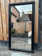 Prachtige brocante spiegel – zwart – 155 x 85 cm, Ophalen of Verzenden, Zo goed als nieuw, Rechthoekig, 150 tot 200 cm