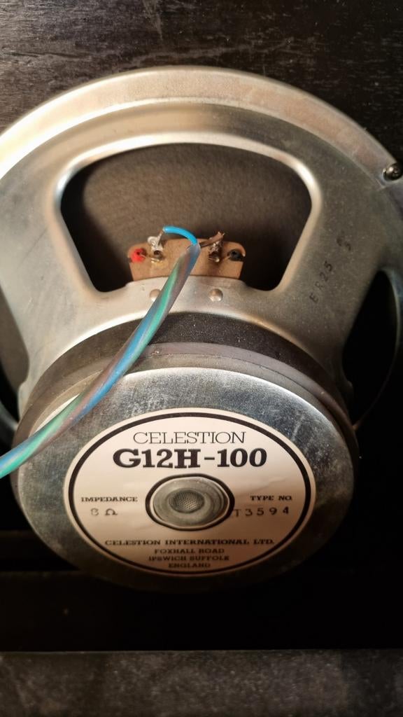 Zelfbouw Gitaarcabinet met 2x Celestion G12H-100 speakers, Ophalen, Gebruikt, 100 watt of meer