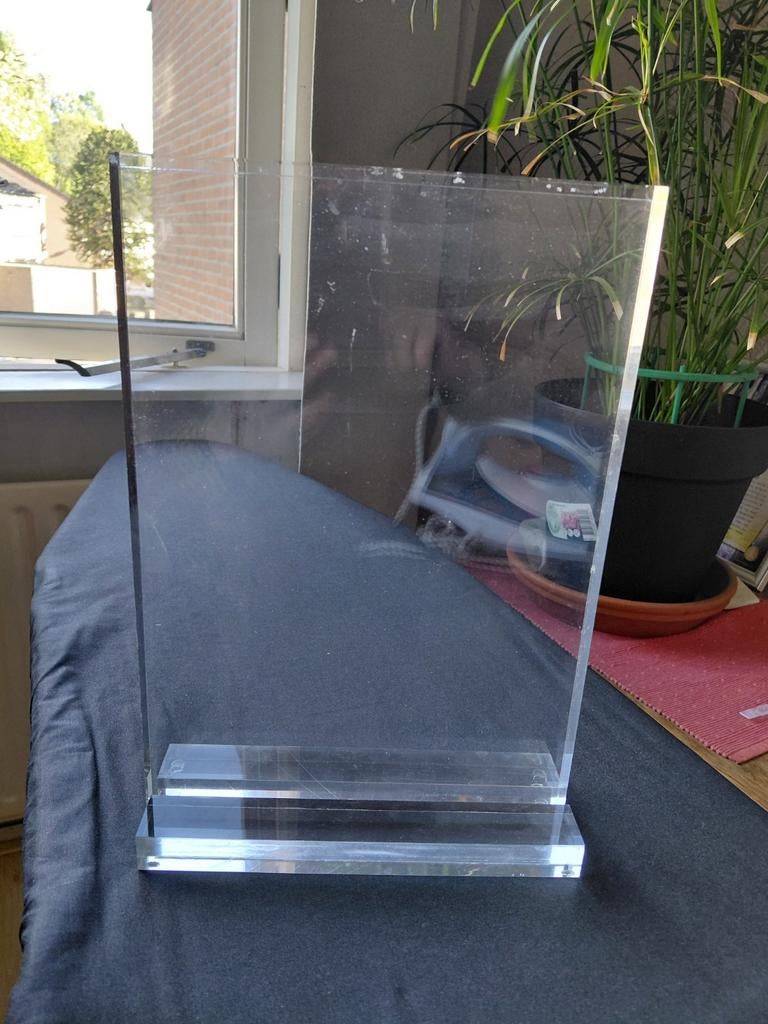 Prachtige zware fotolijst van plexiglas, Ophalen of Verzenden, Zo goed als nieuw