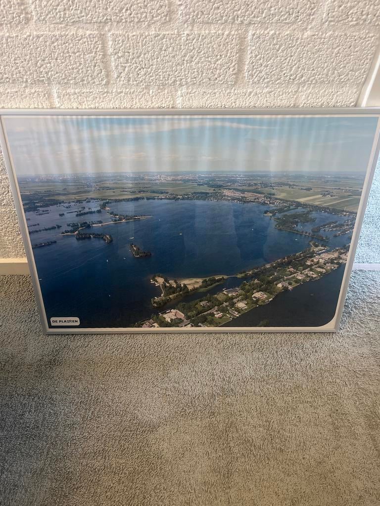 Ingelijste print van de Vinkeveense Plassen, Ophalen