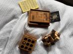 3 Houten Puzzels: Yasumi, 3D Kubus & Kogel Puzzel, Ophalen of Verzenden, Gebruikt, Rubik's of 3D-puzzel