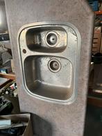 Rvs spoelbak, Zo goed als nieuw, Minder dan 100 cm, 25 tot 50 cm, 50 tot 100 cm