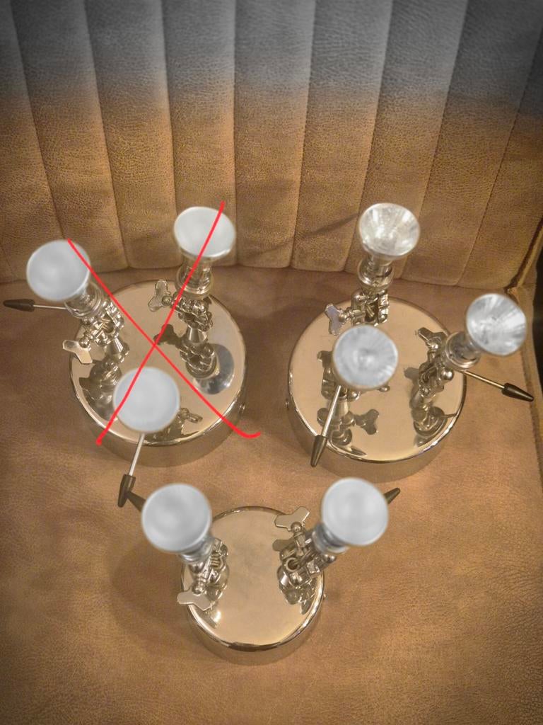 Disegnoluce spots, Ophalen of Verzenden, Zo goed als nieuw, Metaal