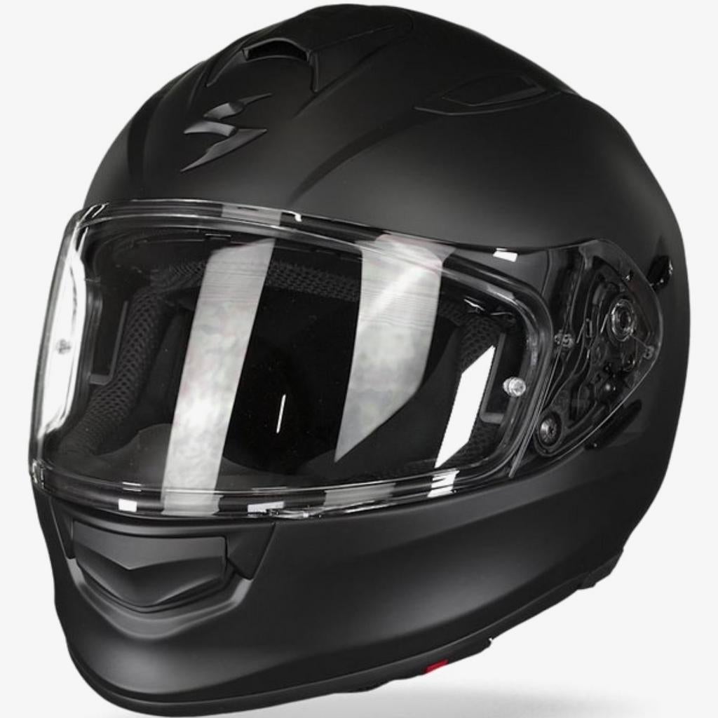 Scorpion EXO 491 Solid - Mat Zwart integraalhelm, Motoren, M, Heren, Ophalen of Verzenden, Integraalhelm