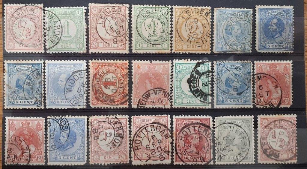 Kleinrond stempels (546E), Verzenden, T/m 1940, Gestempeld