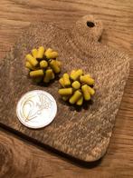 Vintage oorbellen, Ophalen of Verzenden, Gebruikt, Geel, Overige materialen