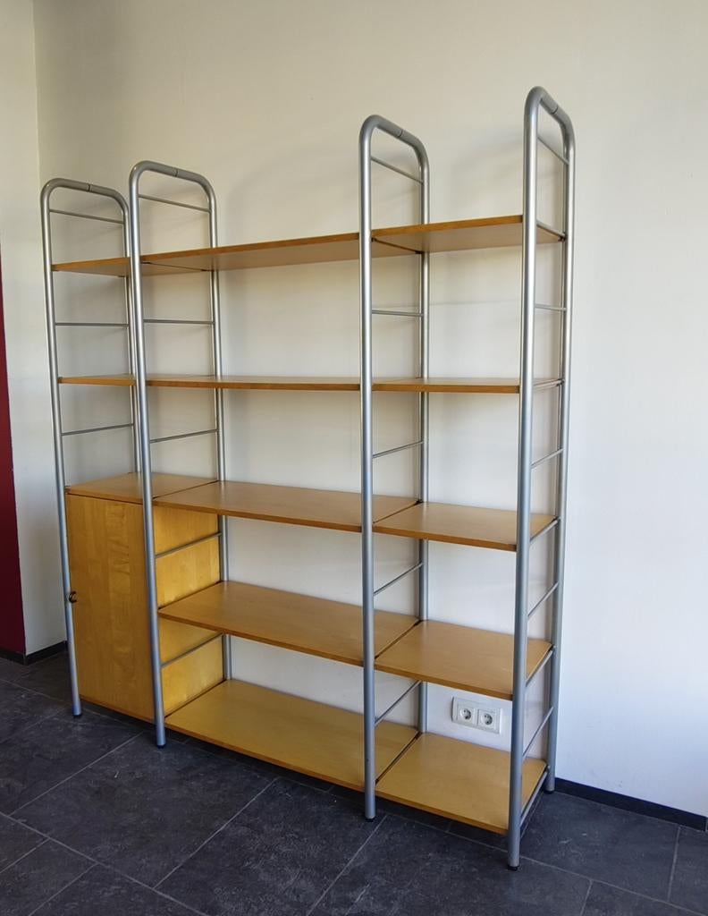 Vintage Ikea kast Niklas Rutger Andersson wandkast hout, 200 cm of meer, ., 150 tot 200 cm, .