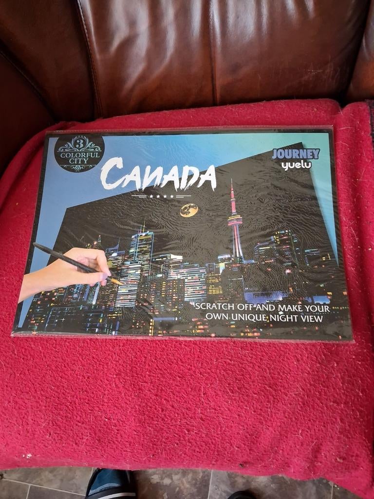 Te koop scratch art van Canada nog nieuw., Ophalen of Verzenden, Nieuw