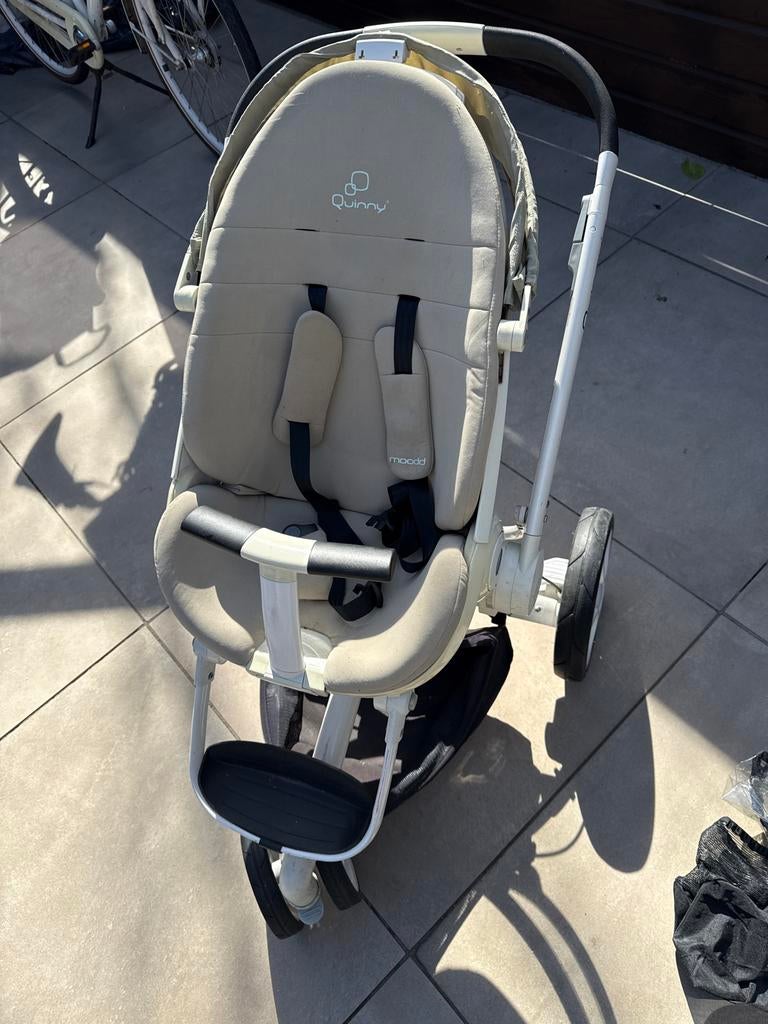 Quinny Moodd buggy en wieg met regenhoes, Ophalen, Gebruikt, Quinny, Regenhoes