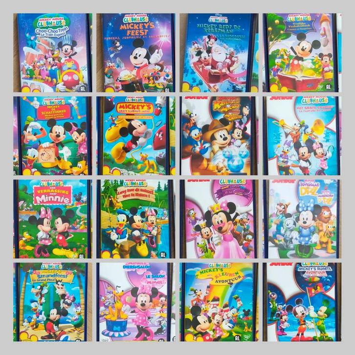 Groot pakket Mickey Mouse Clubhouse DVD's - 19 stuks, Cd's en Dvd's, Dvd's | Kinderen en Jeugd, Gebruikt, Tv fictie, Educatief