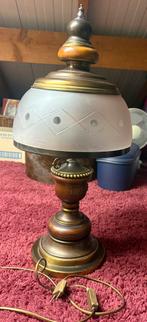 Te koop: gave vintage lamp, met melkglas., Ophalen